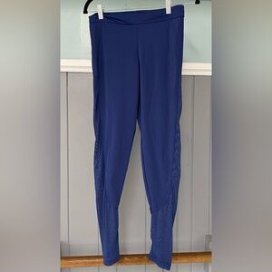 Weissman Blue High Rise Full Length Leggings for Dance